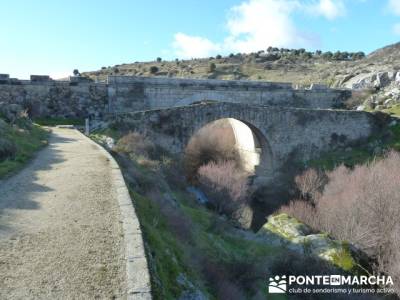 Puentes del Río Manzanares;calcetines senderismo verano;botas senderismo verano